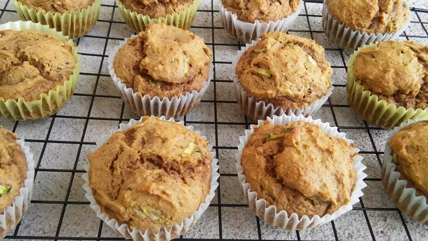 Pumpkin Spice Zucchini Muffins