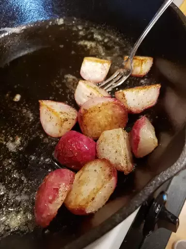 Sautéed Radishes