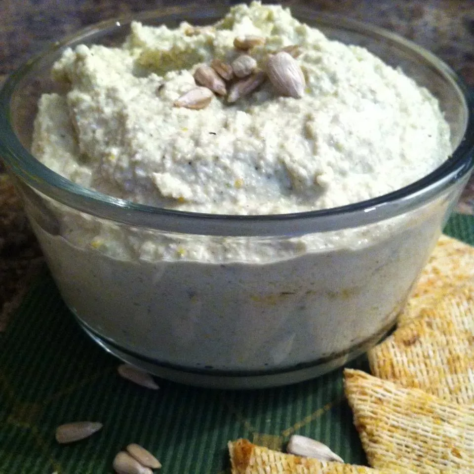 Sunflower Seed Pate in Collard Wrap