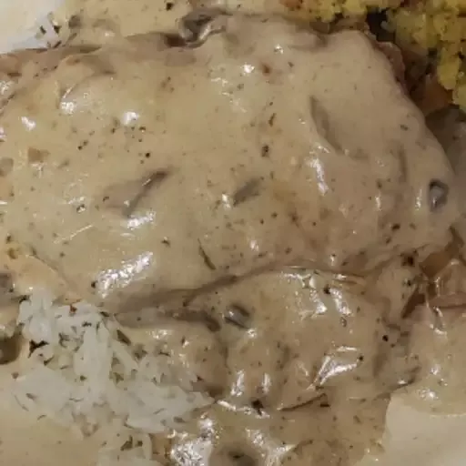 Pork Chops with Sour Cream and Mushroom Sauce