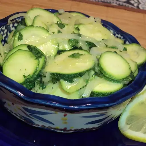 Lemony Zucchini Salad