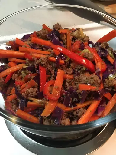 Addictive Asian Beef Slaw