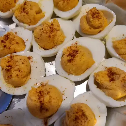 Sriracha Deviled Eggs