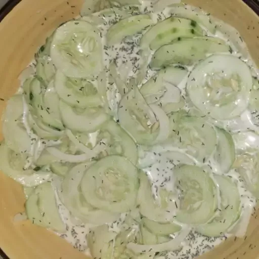 Mom's Cucumber Salad