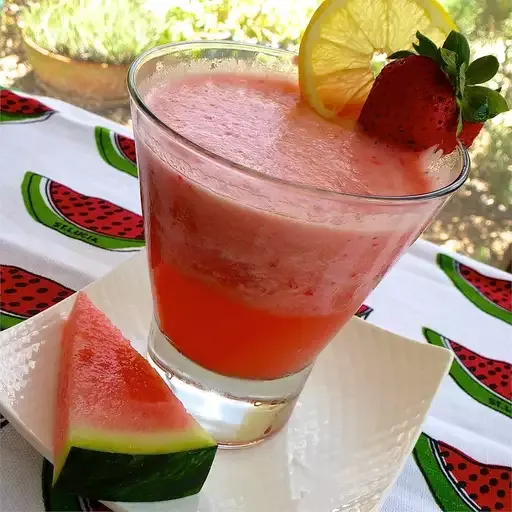 Watermelon and Strawberry Lemonade