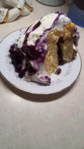 Easy Lemon Blueberry Layer Cake