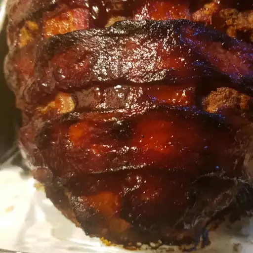 BBQ Bacon-Wrapped Meatloaf