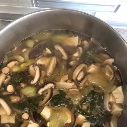 Miso Soup with Shiitake Mushrooms