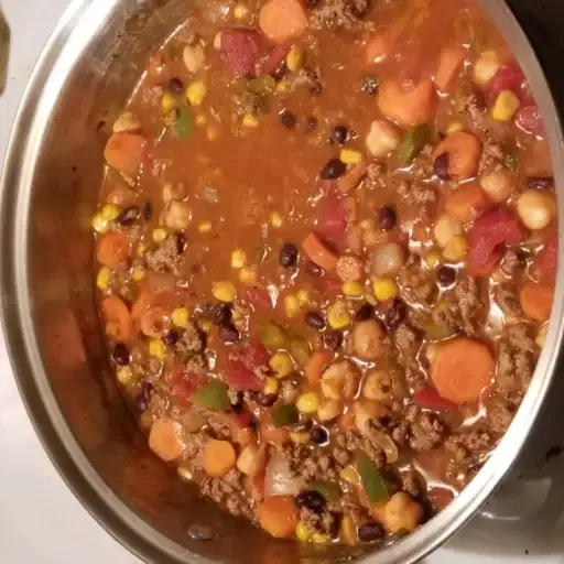 Black Bean and Chickpea Chili