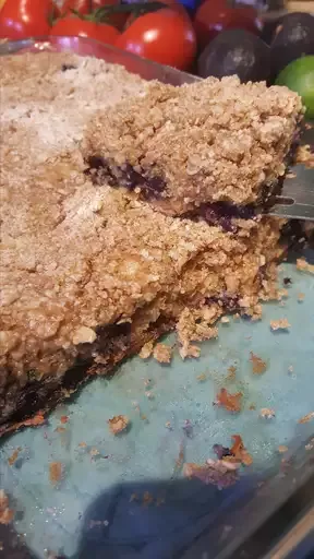 Blueberry Streusel Cobbler