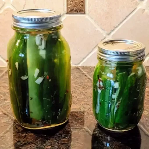 Spicy Refrigerator Dill Pickles