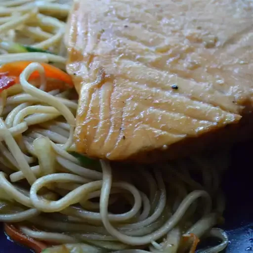 Maple-Soy Glazed Salmon