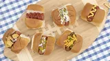 Mini Grilled Hot Dog Sliders