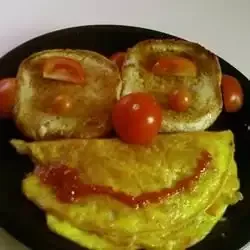 Scrambled Eggs and Tomatoes