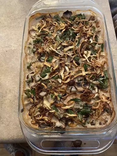 Green Bean Casserole with Fresh Beans