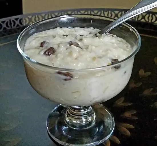 Healthier Creamy Rice Pudding