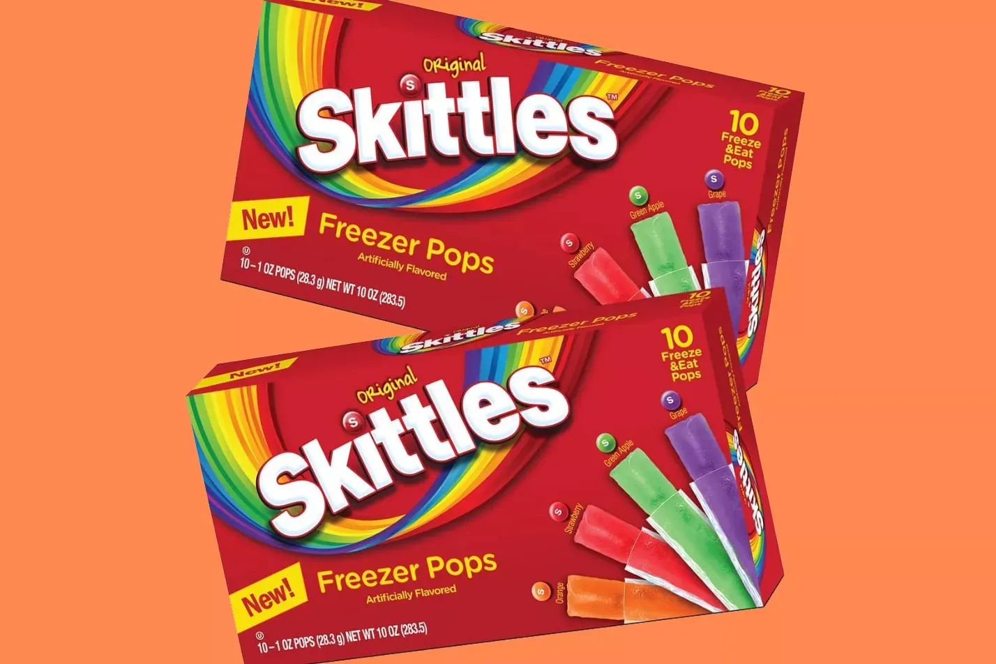 Cool Off With Skittles New Candy-Flavored Freezer Pops