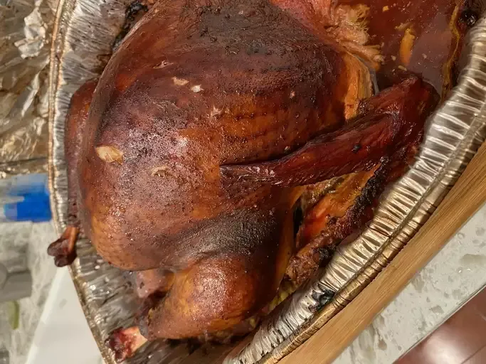 Turkey in a Smoker