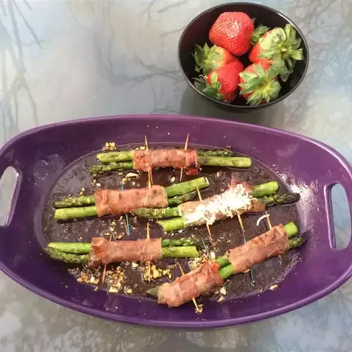 Grilled Soy-Sesame Asparagus