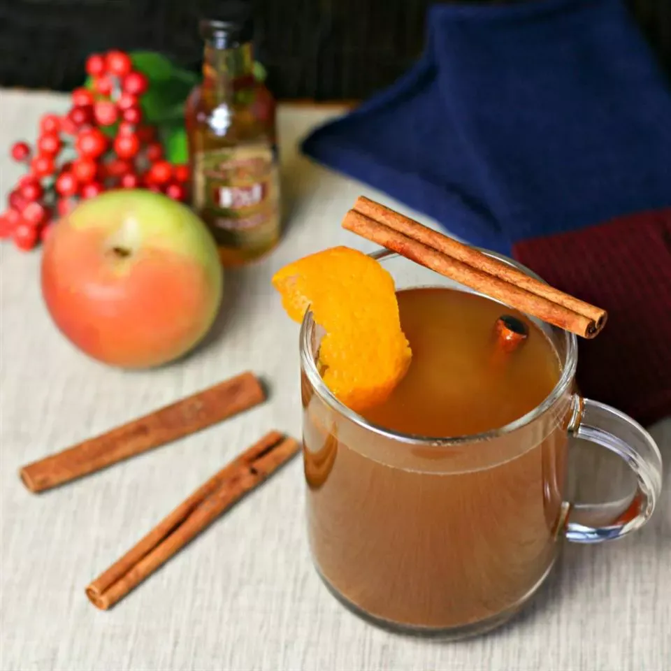 Hot Cinnamon Apple Brandy Cider