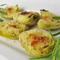 Artichoke Hearts Gratin