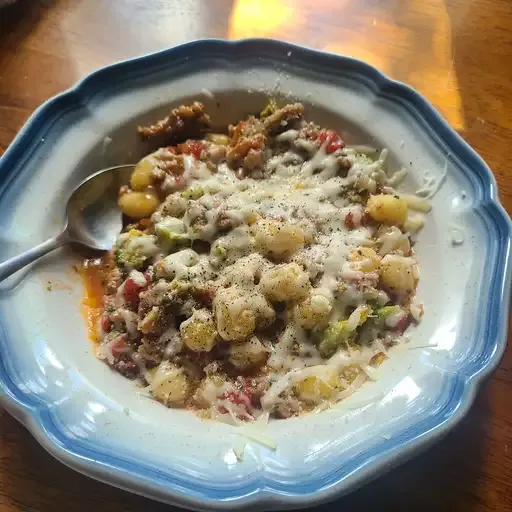 Italian Sausage and Gnocchi Skillet