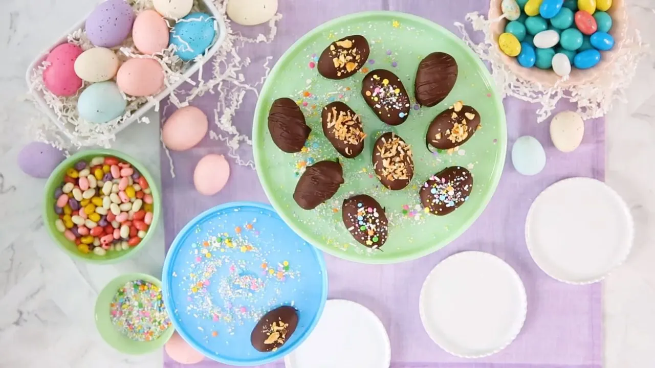 Chocolate-Covered Easter Eggs