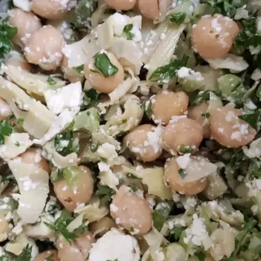 Chickpea, Artichoke, and Feta Salad