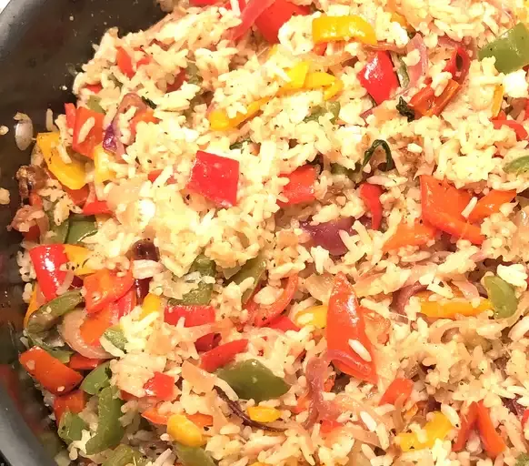 Sweet Bell Pepper Rice