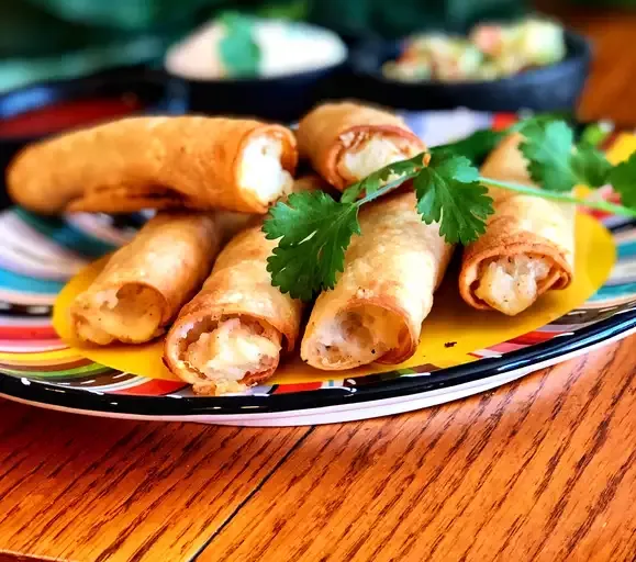 Vegan Air Fryer Taquitos