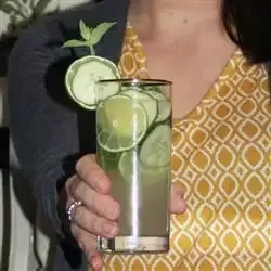 Mint-Cucumber Mojitos