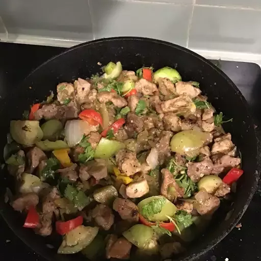 Pork Stew in Green Salsa (Guisado de Puerco con Tomatillos)