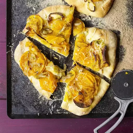 Butternut Squash Pizzas with Rosemary