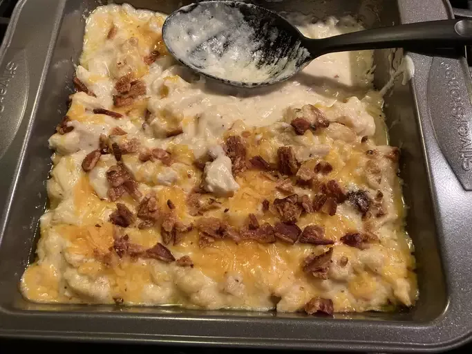 Loaded Cauliflower Chicken Casserole