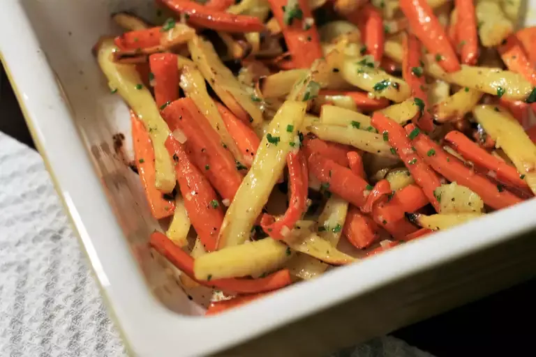 Roasted Parsnips and Carrots