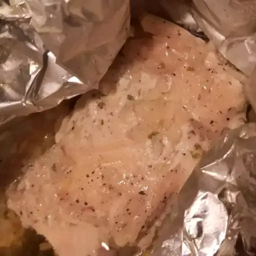 Salmon with Garlic Butter Sauce