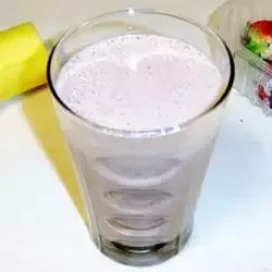 Chocolate Strawberry Banana Milkshake