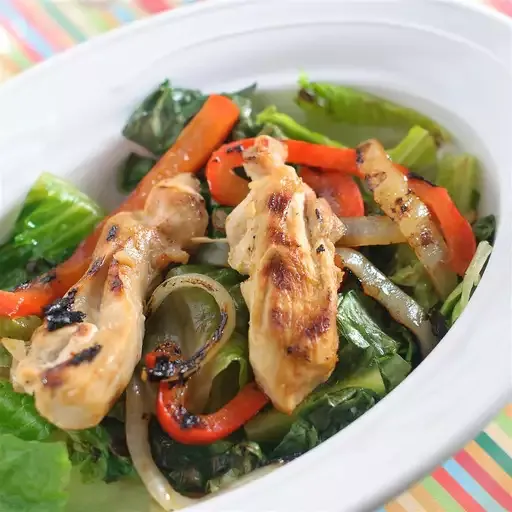 Grilled Chicken Fajita Salad