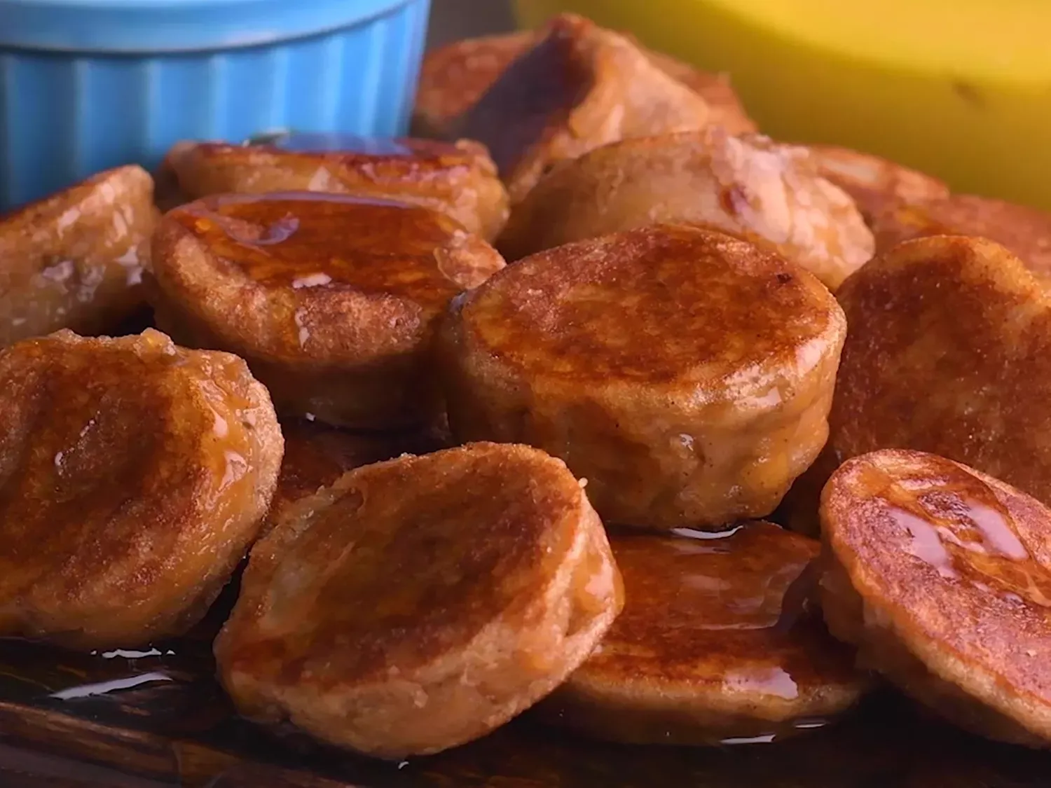 Banana Pancake Bites