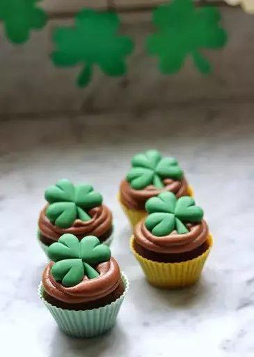 Guinness Cupcakes with Guinness Frosting