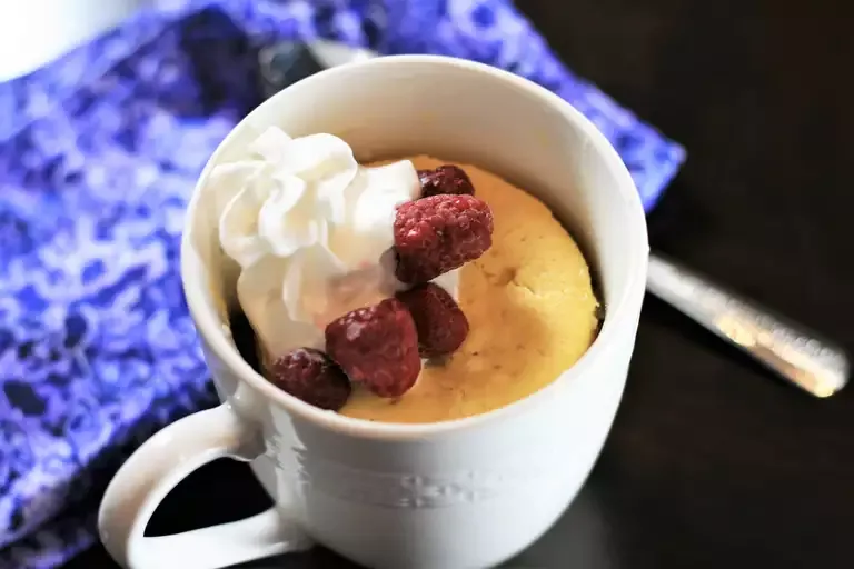 Lazy Keto Maple-Vanilla Mug Cake