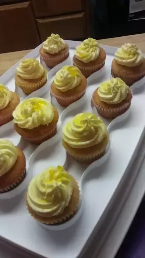 Lemon Cupcakes with Lemon Frosting