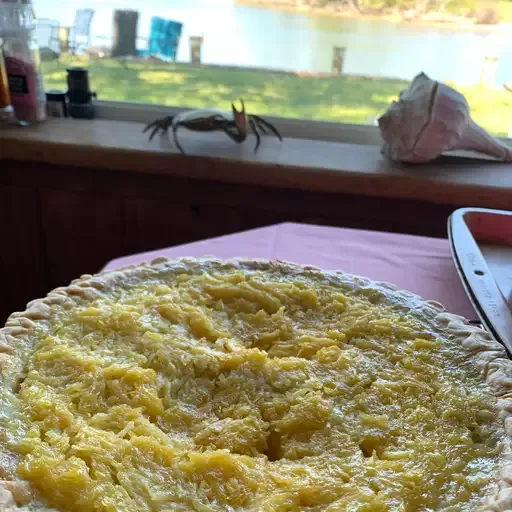 Mock Coconut Pie (Spaghetti Squash Pie)