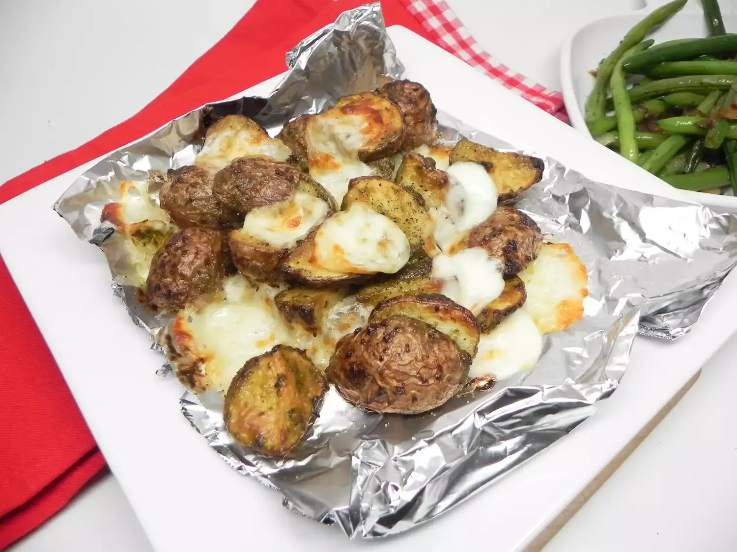 Baby Potato and Mozzarella Papillote