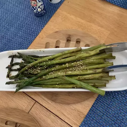 Grilled Soy-Sesame Asparagus