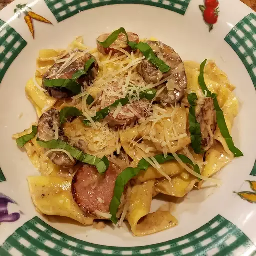 Creamy Pasta Toss with Smoked Sausage