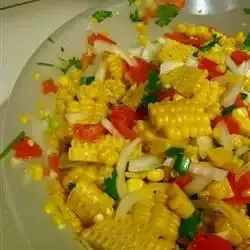 Corn, Sweet Onion, and Tomato Salad