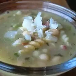 Italian White Bean and Pancetta Soup