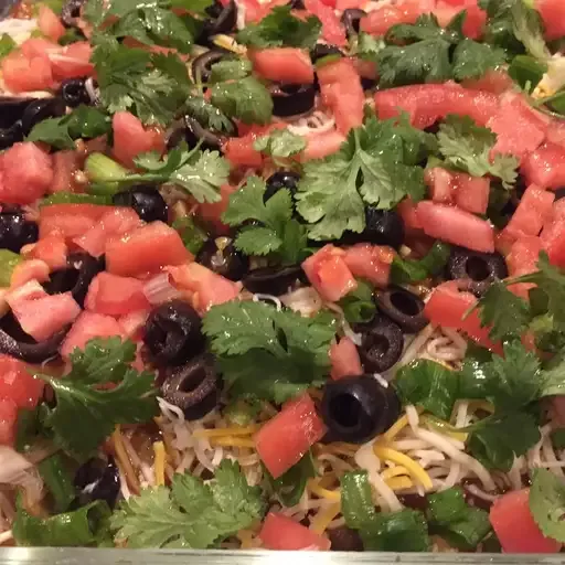 Skinny Seven Layer Dip