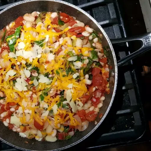 Skillet Gnocchi with Chard and White Beans